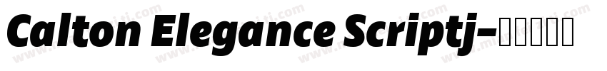 Calton Elegance Scriptj字体转换